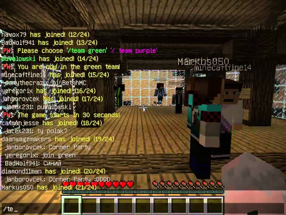 Paintball в minecraft - серия 2 - Снежные войны 2 .
