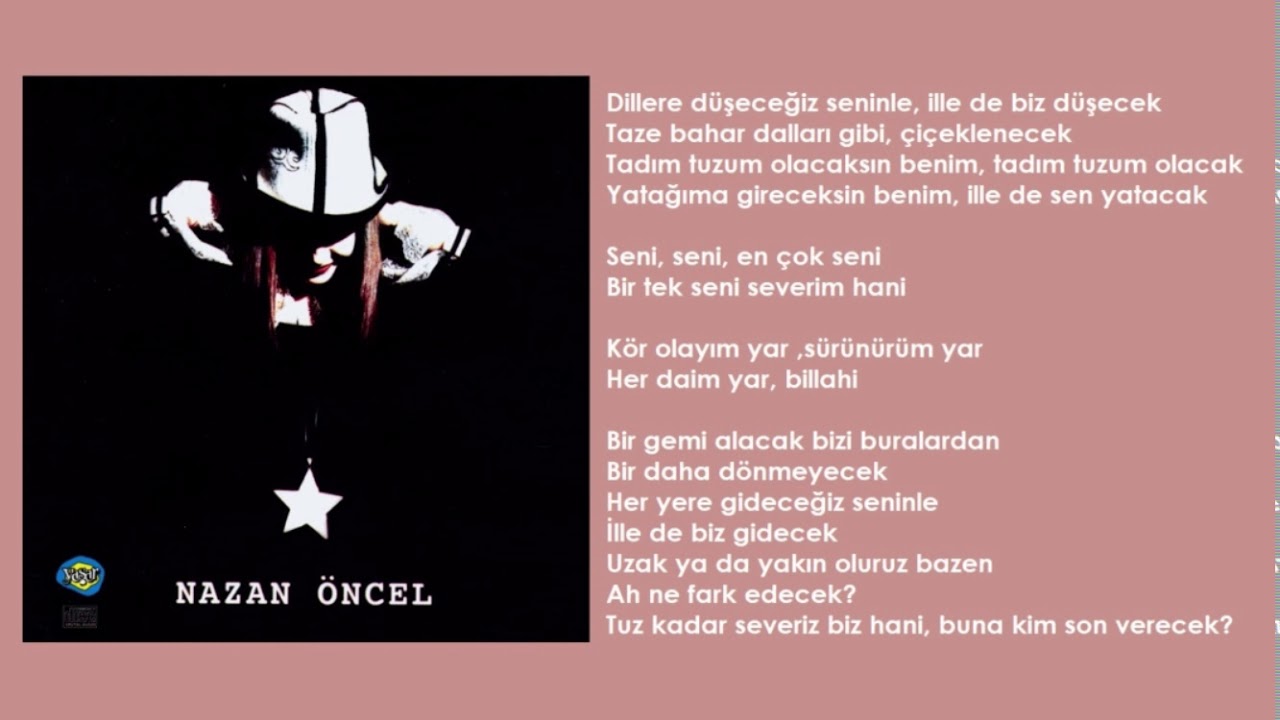 Nazan Öncel - Dillere Düşeceğiz (Orijinal Karaoke)