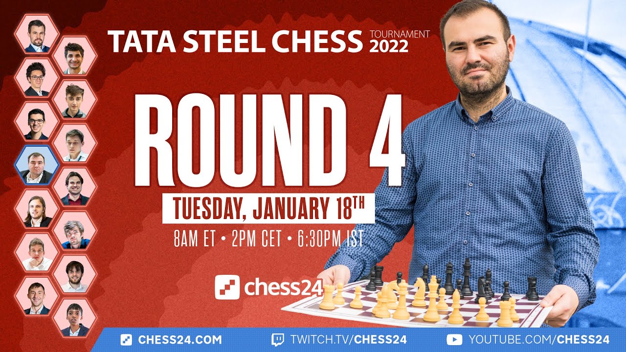 Tata Steel Chess 2022 | Round 4 | Jan Gustafsson & Peter Svidler
