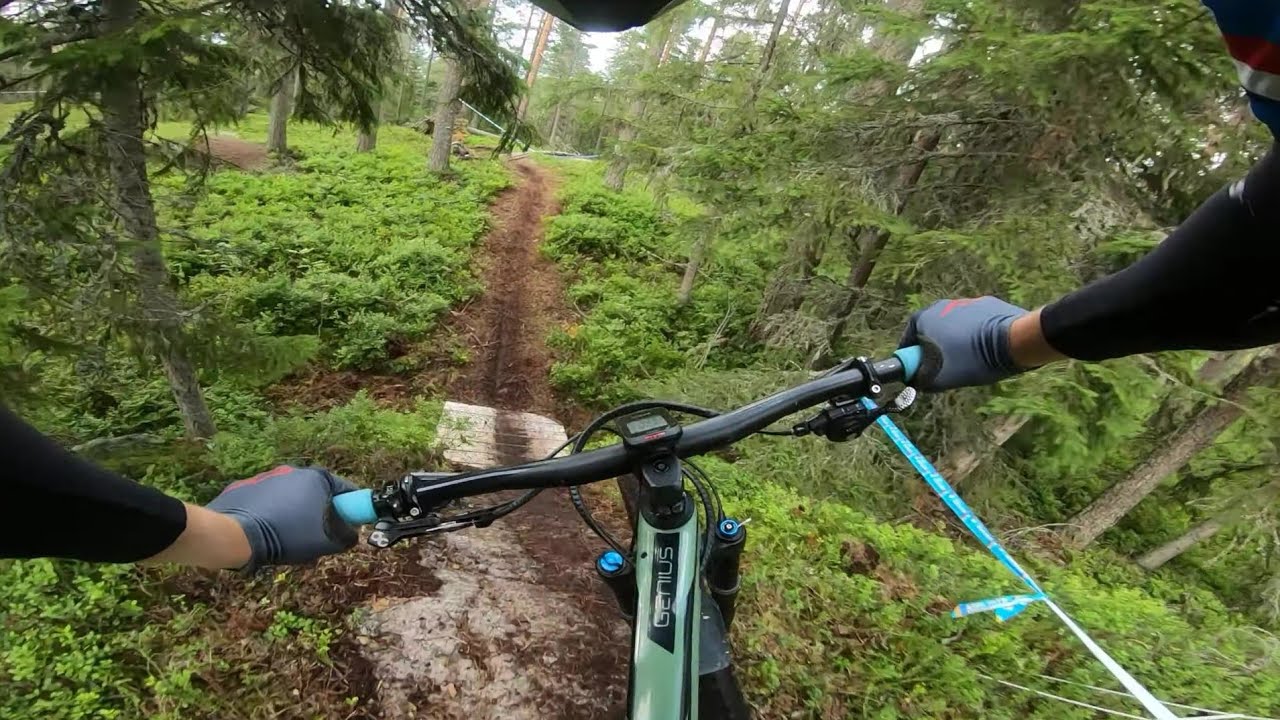 Sträcka 2 Enduro SM Järvsö 2021 (tränings åk)