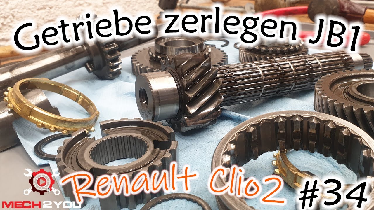 🛠️#34 Getriebe vom Renault Clio 2 zerlegen | Getriebecode JB1 | Manual gearbox disassemble