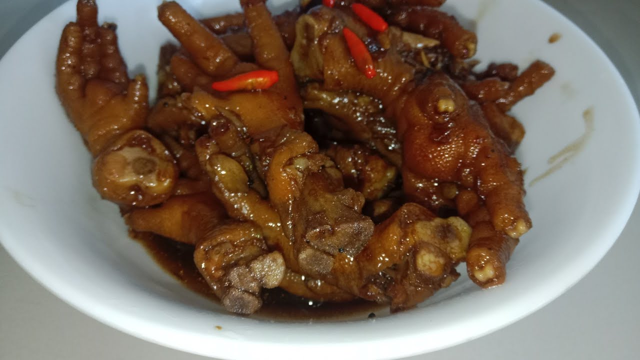Chiken feet adobo malinamnam at manamis namis