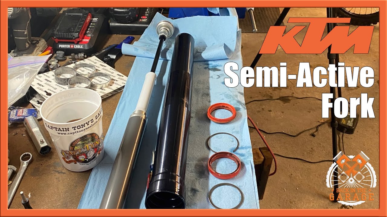 KTM WP Semi-Active Fork Rebuild | KTM 1190 1290 | Back in the Garage