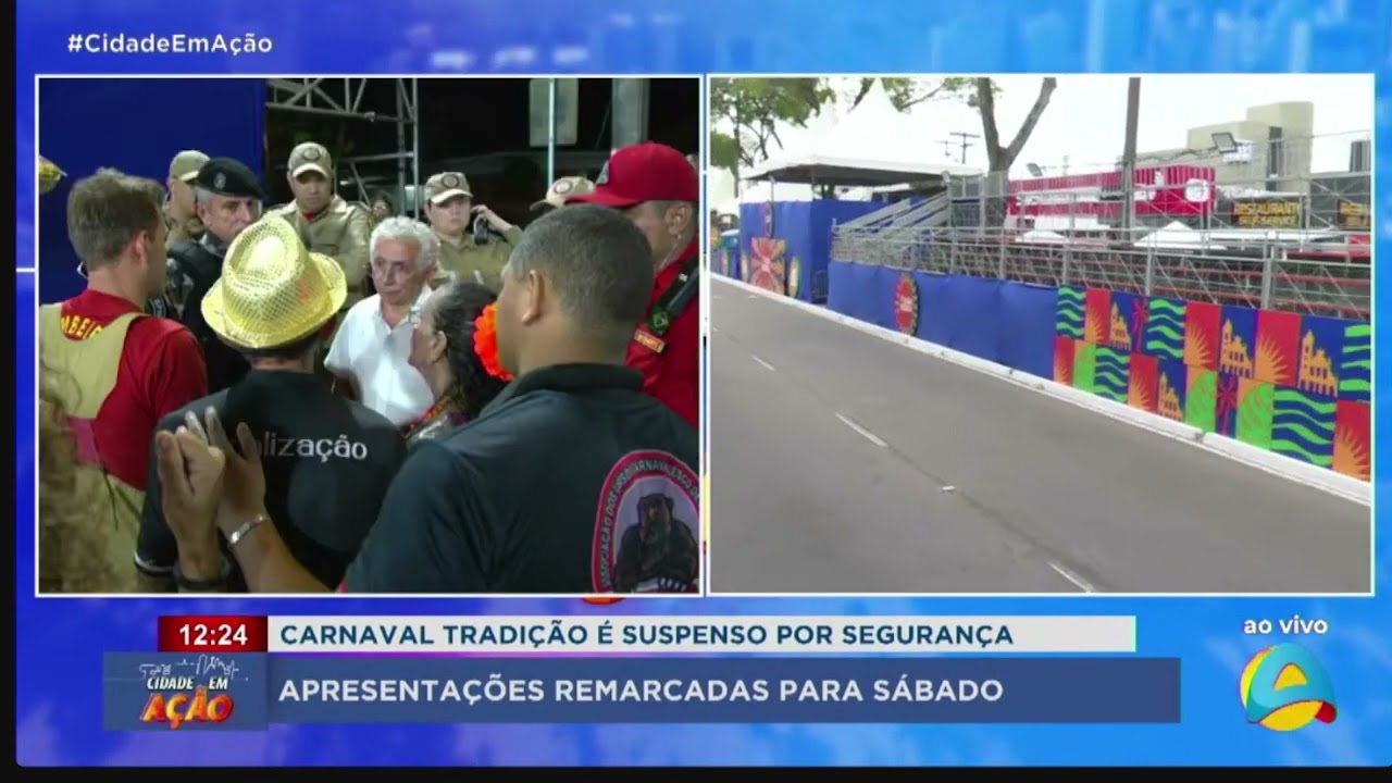 Cidade em Ação - Após arquibancada ceder, desfiles do Carnaval Tradição são adiados em João Pessoa