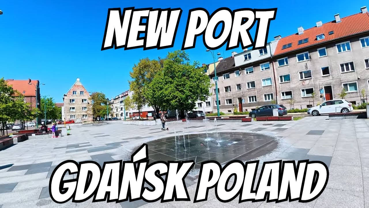 Zwiedzamy NOWY PORT Gdańsk w Polsce - ukryty urok i historyczne ulice Nowego Portu 🛴