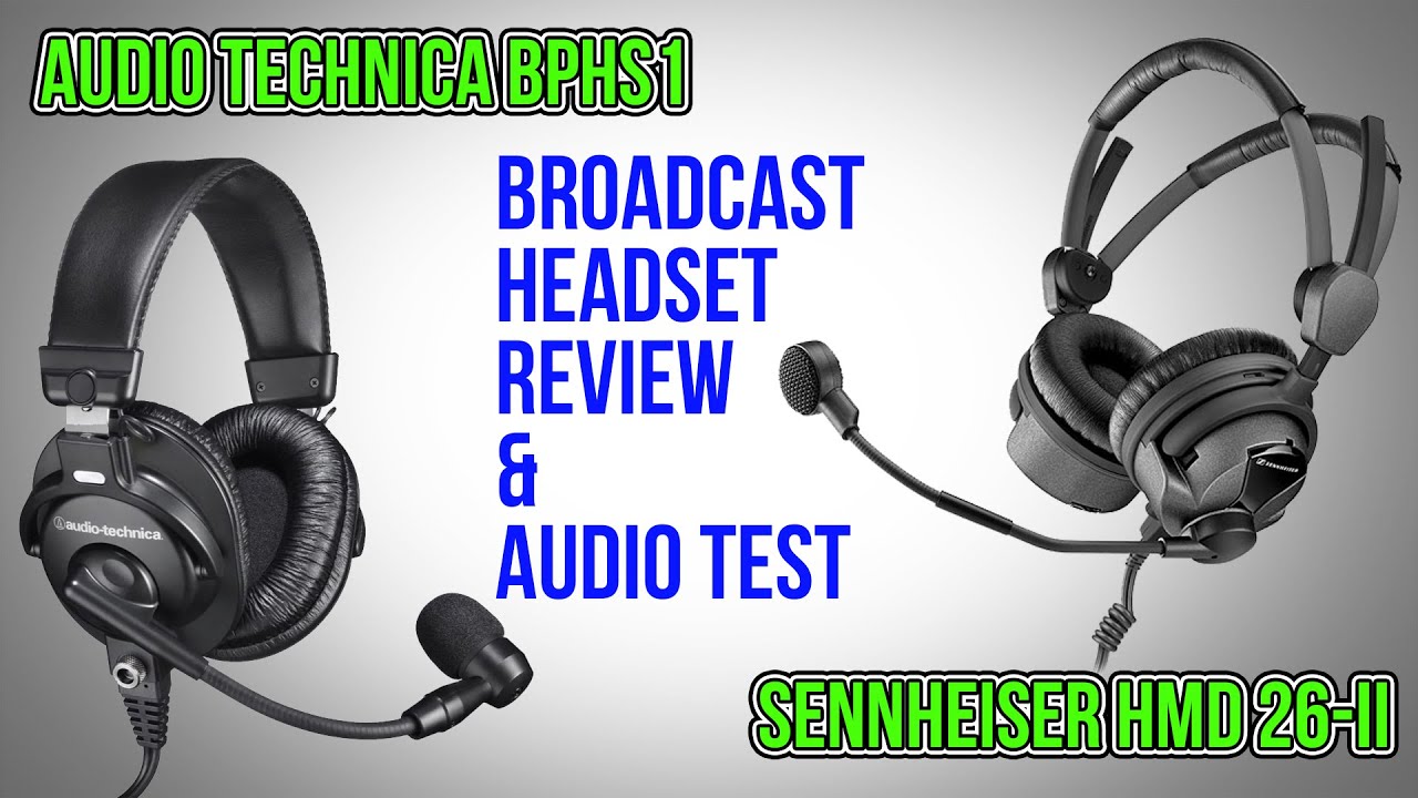 Sennheiser HMD 26-II vs Audio Technica BPHS1 Broadcast Headset REVIEWS