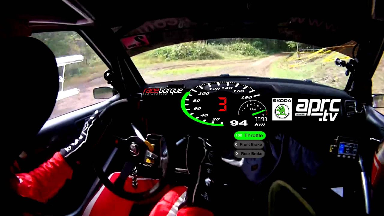 APRC14 - Jan Kopecký onboard camera SS3  RIKUBETSU 1