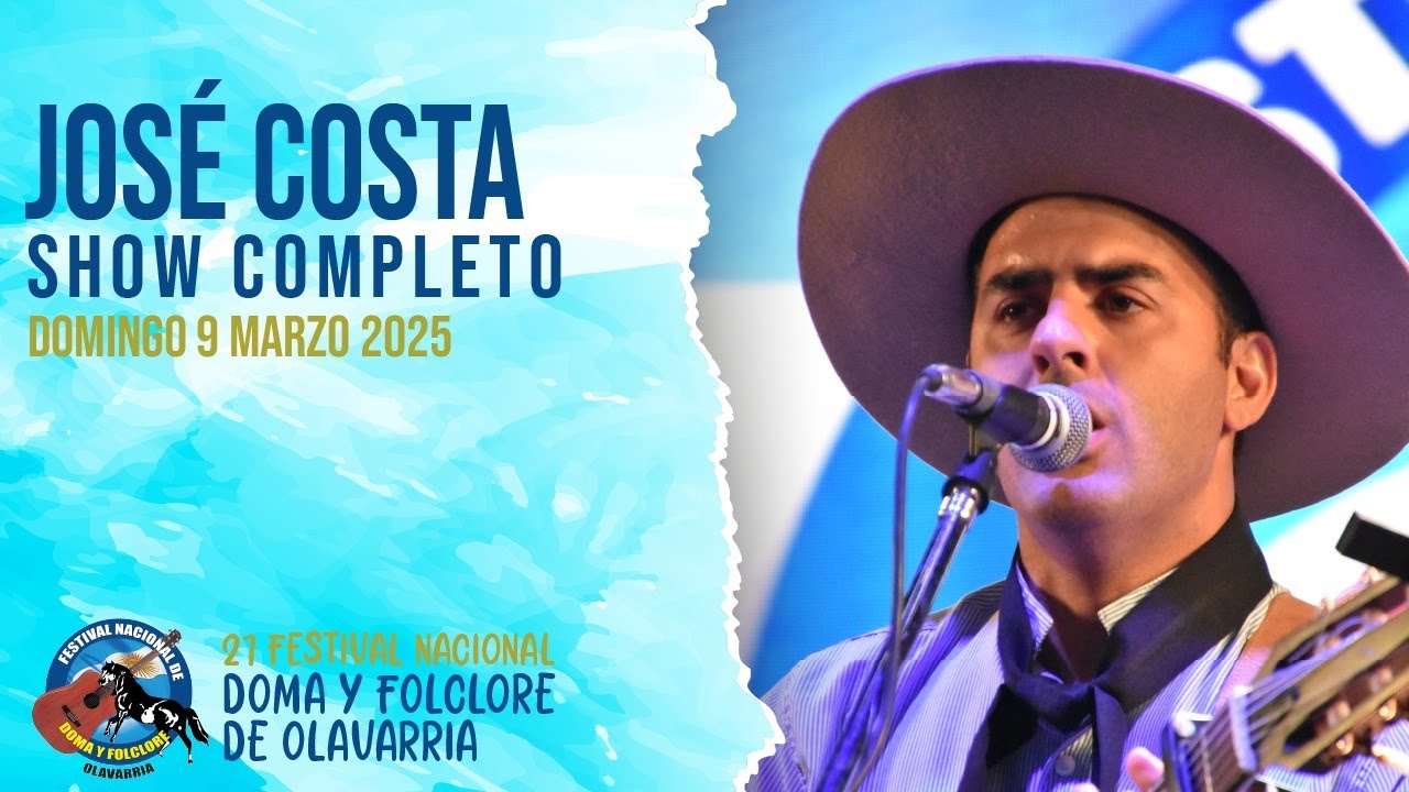 José Costa | Festival de Olavarría 2025 | Domingo 9 de marzo