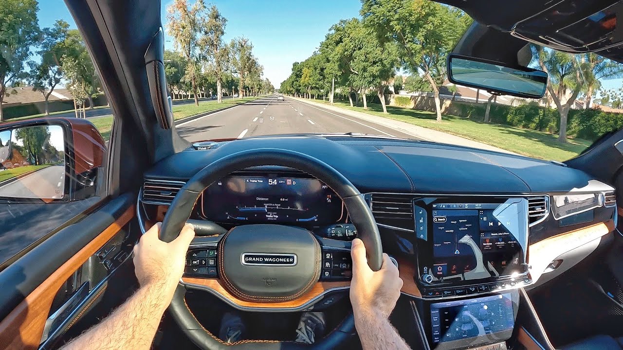 2022 Jeep Grand Wagoneer Series III POV Test Drive (3D Audio)(ASMR)