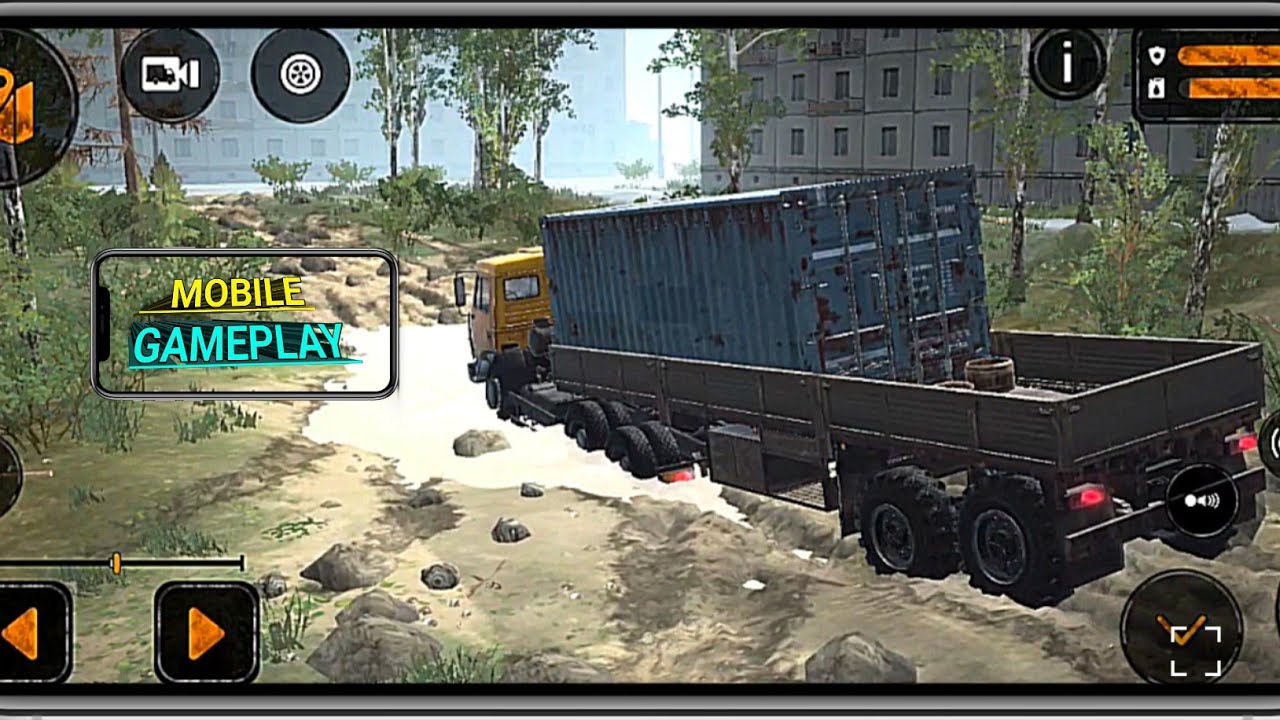 Driving a Truck Through The Mud Is Very Difficult