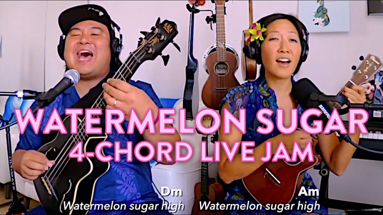 🍉Watermelon Sugar (Harry Styles) Ukulele Play-Along // Cynthia Lin x Ukulenny