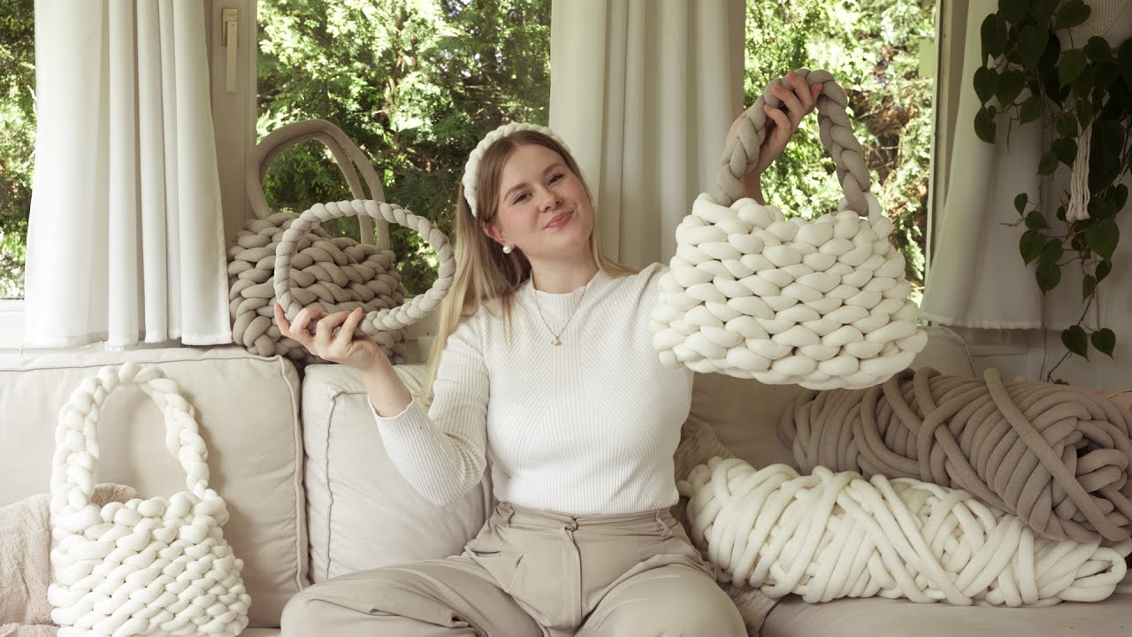 DIY: Chunky Yarn Bag - in 15 min. zur perfekten Tasche