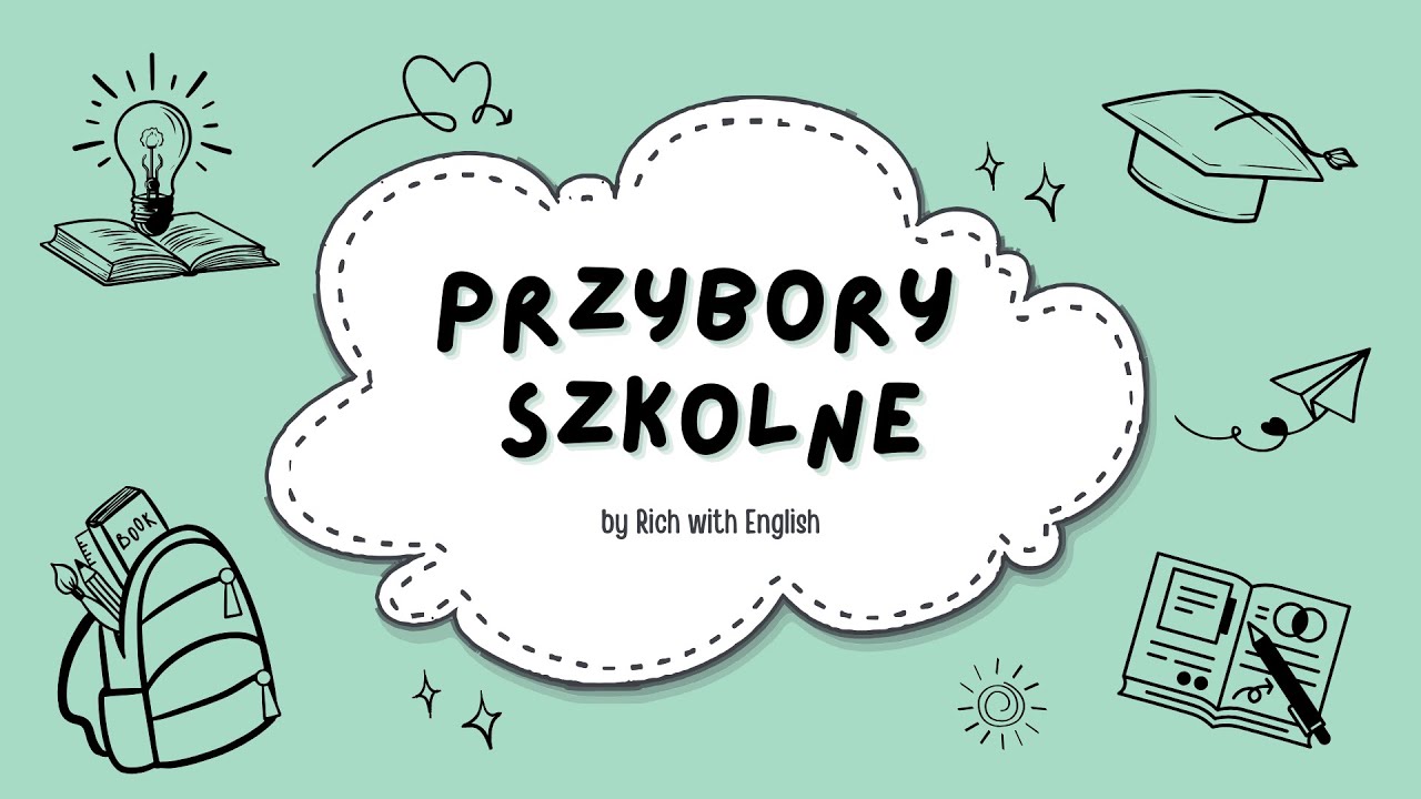 👉 Przybory szkolne po angielsku ✏️📚 | Nauka słówek z obrazkami i powtarzaniem