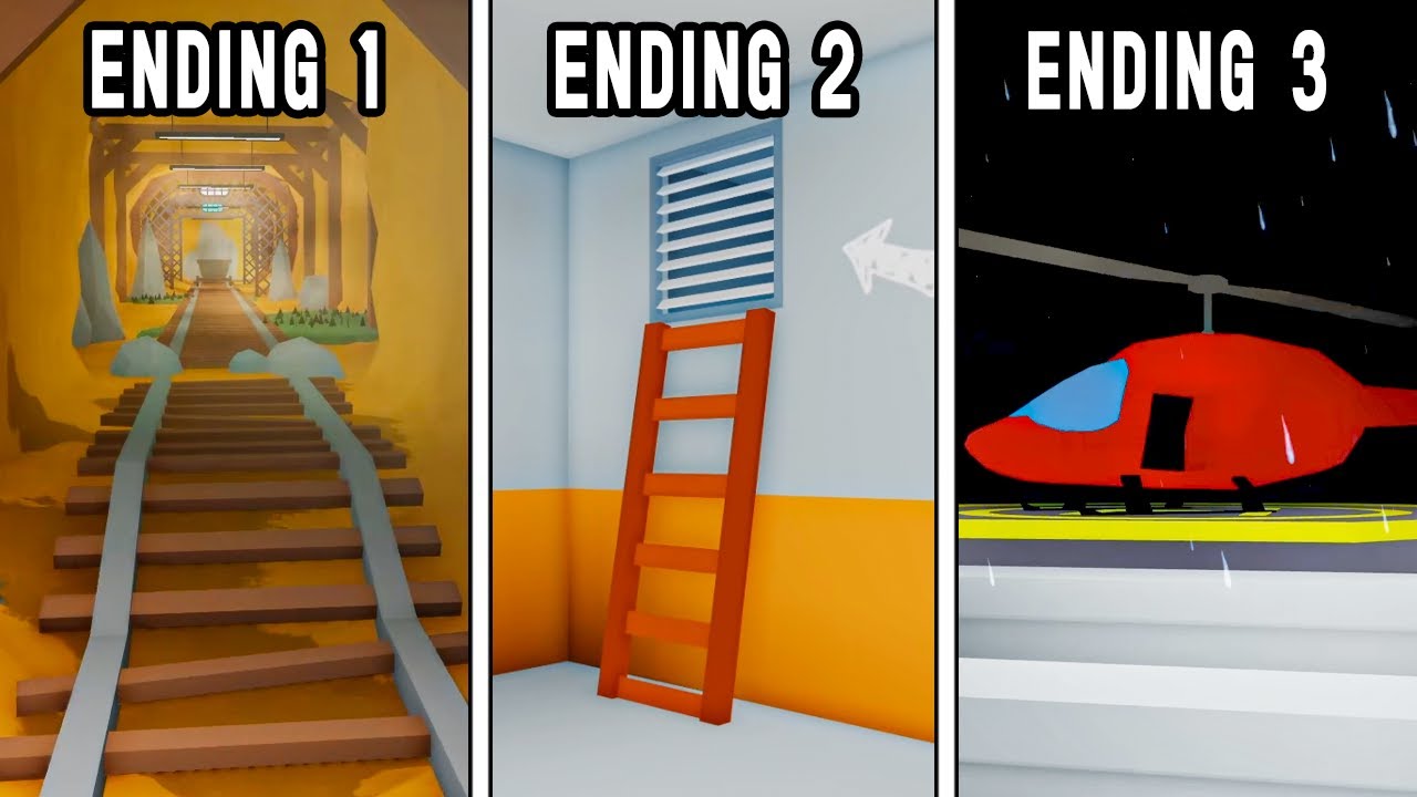 Dig to Escape - All Endings | Roblox