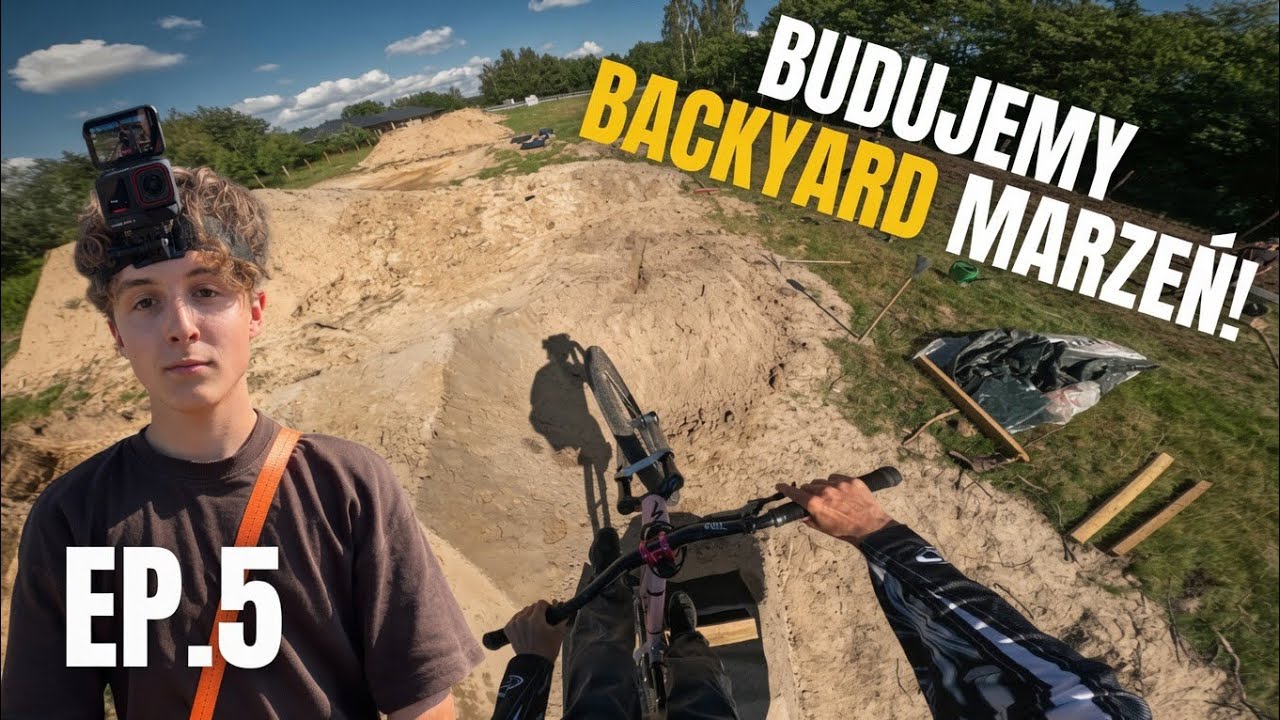 PIERWSZY TEST TRAILS&Oacute;W! | BUDUJEMY BACKYARD MARZEŃ ODC.5