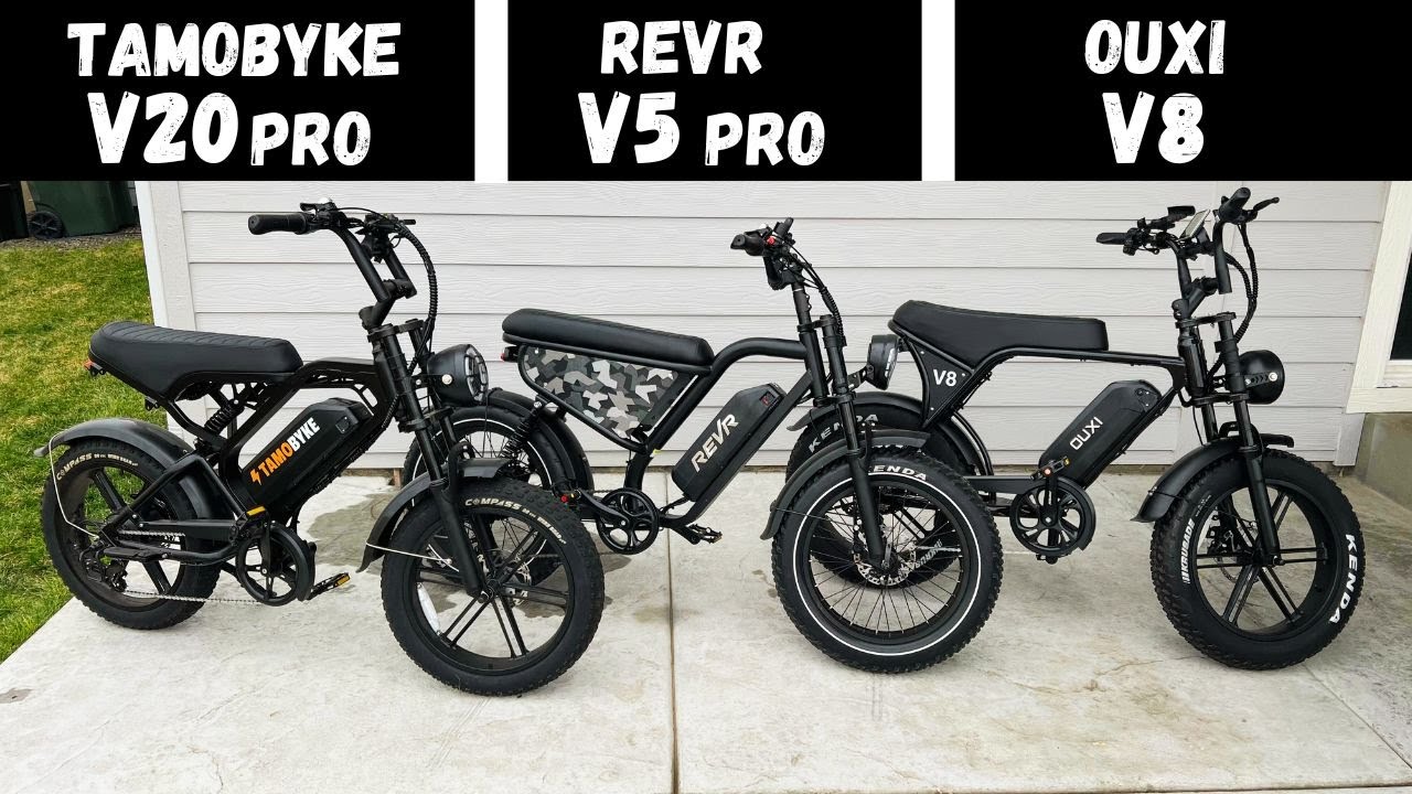 Какой электровелосипед лучше??? TAMOBYKE V20 PRO против REVR V5 PRO против OUXI V8