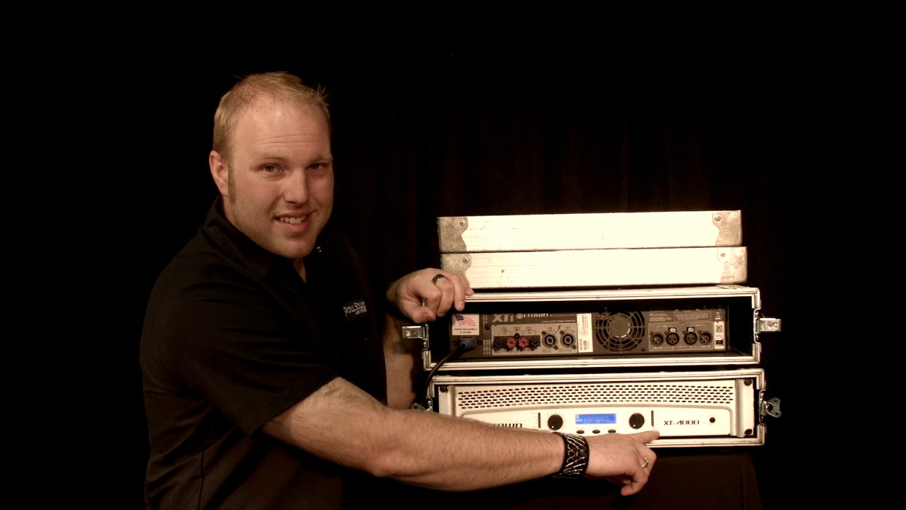Crown XTi4000 Audio Amplifier Setup and Operation