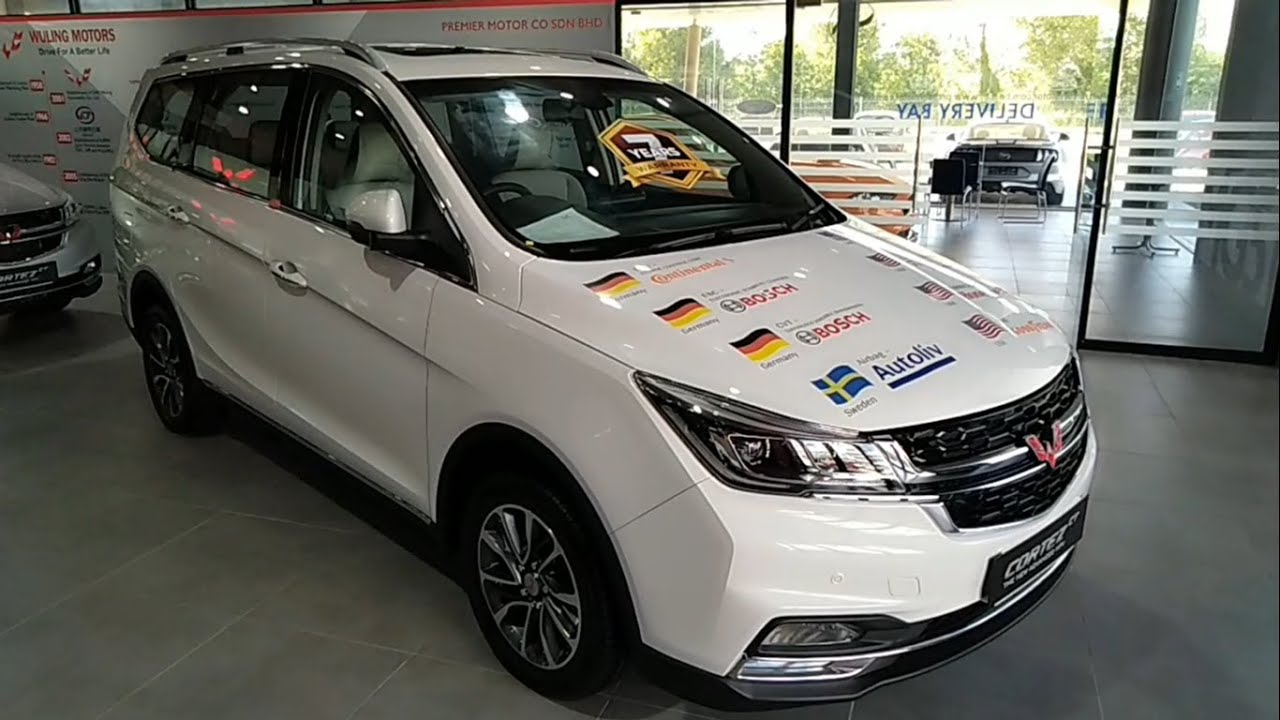 Wuling Cortez CT 1.5T CVT L white walkaround exterior and interior (Brunei)