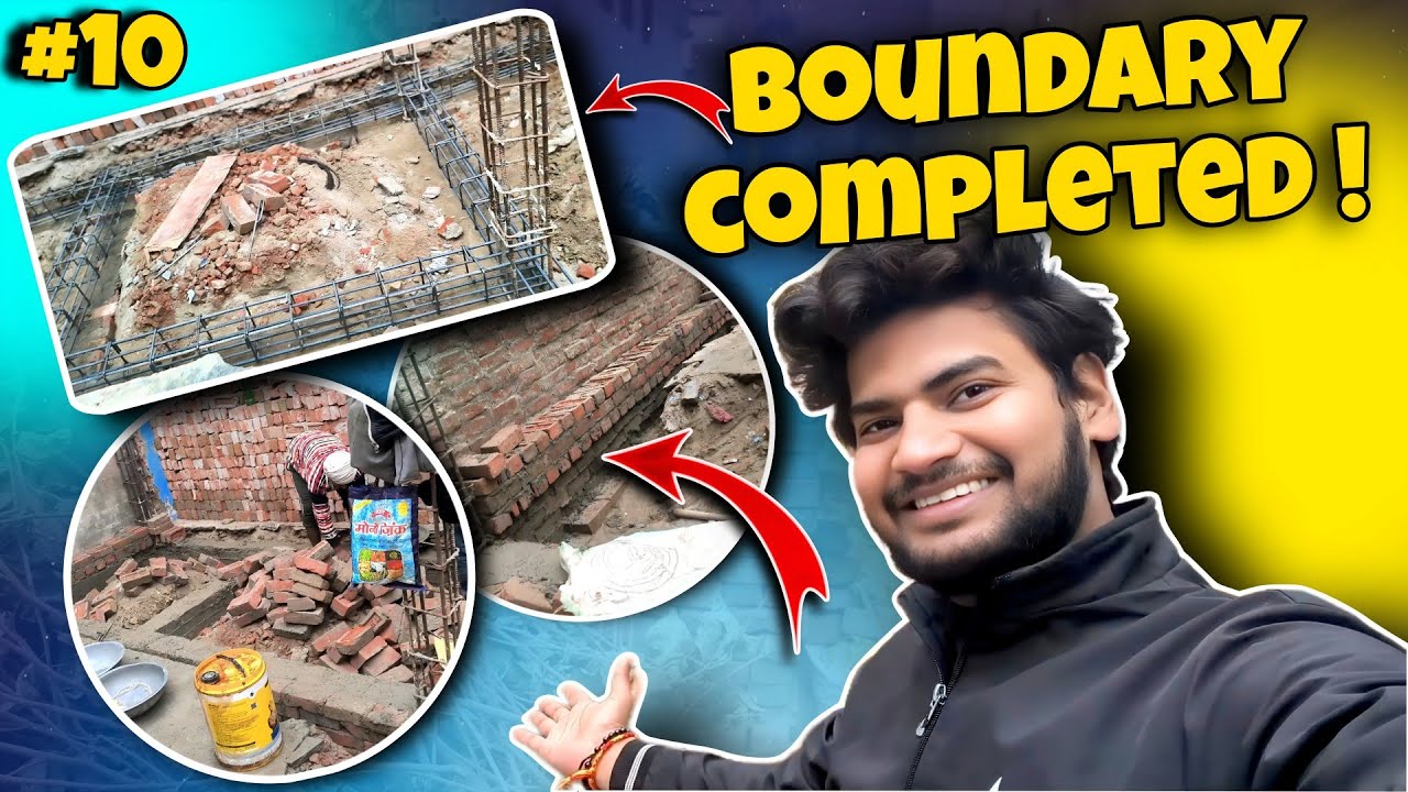 GHAR KI BOUNDARY BANE LAGI 😊😊