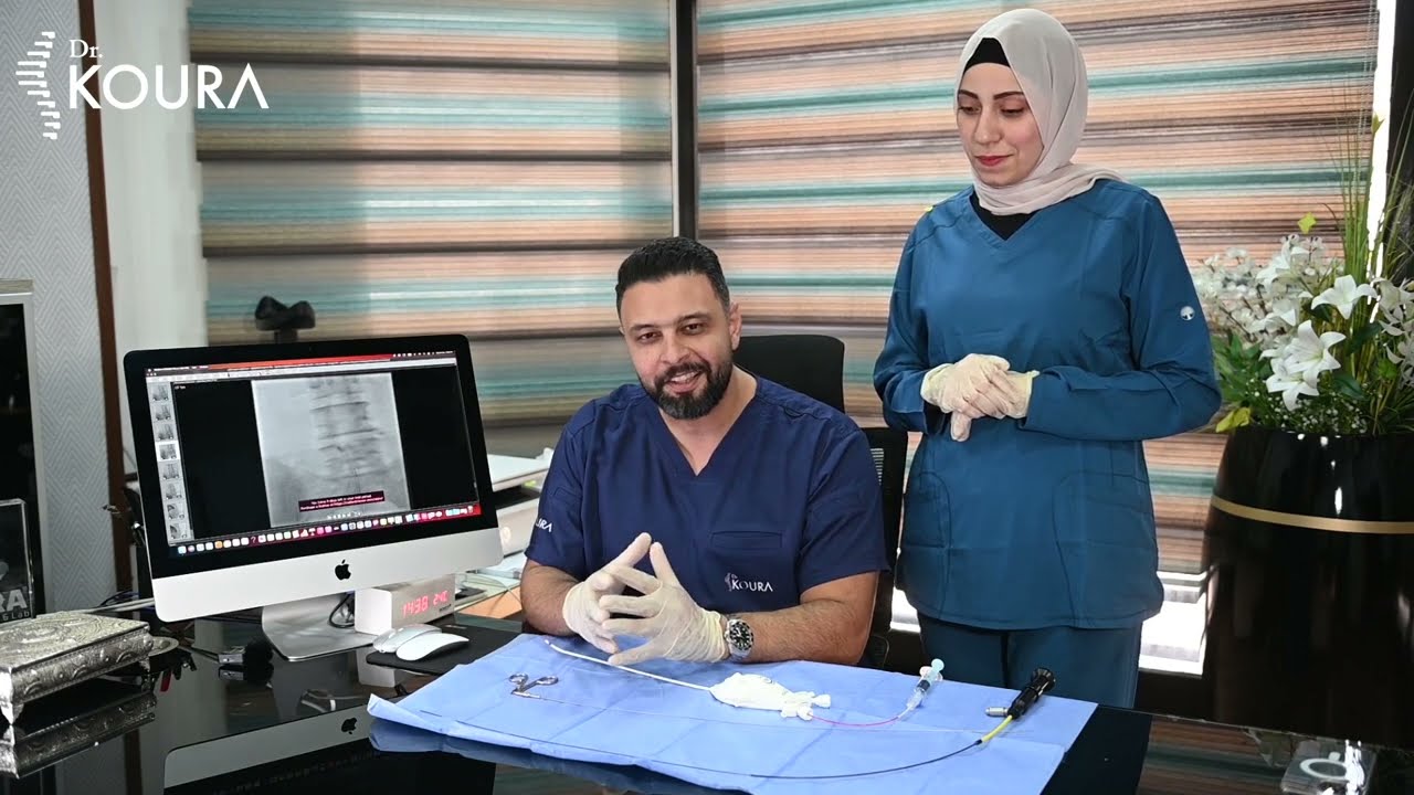 بدون  جراحة .. تعرف علي أحدث  الأدوات المستخدمة في  علاج  مشاكل العمود الفقري مع د، قورة