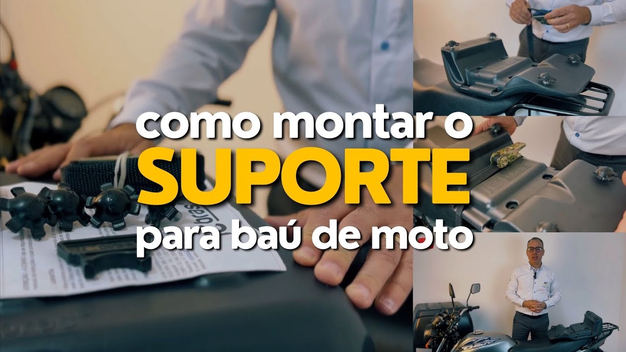 Montagem Suporte para Baú de Moto - iCbras