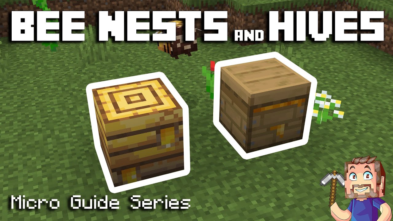 Пчелиное гнездо и улей &mdash; руководство по Minecraft Micro