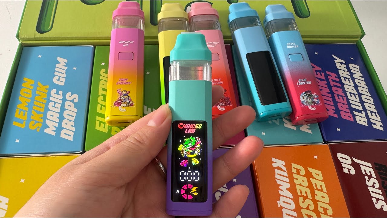 Choices lab v2 2g with digital screen empty disposable vape pen