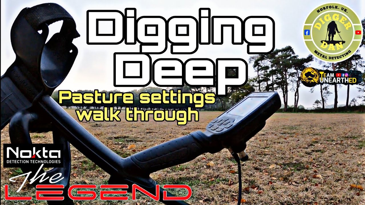 Digging Deep | Pasture Settings Walk Through | Nokta The Legend | Metal Detecting UK.