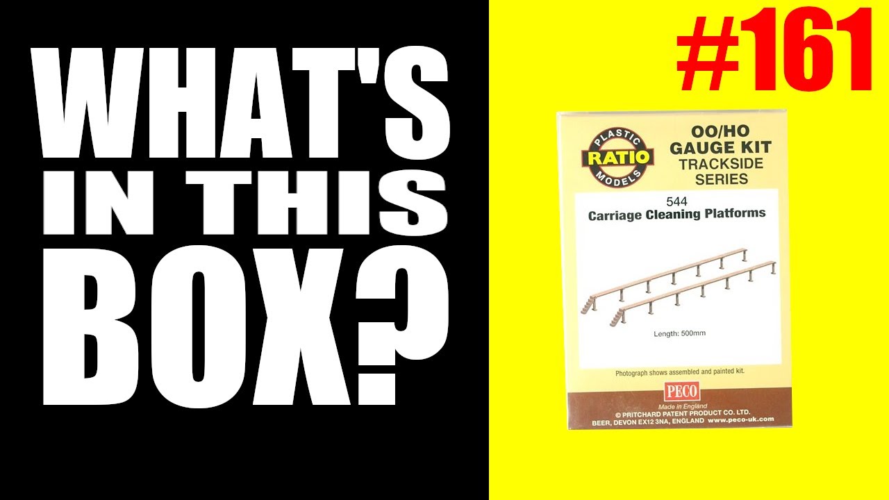 161 - Ratio 544 Carriage cleaning platforms kit OO gauge