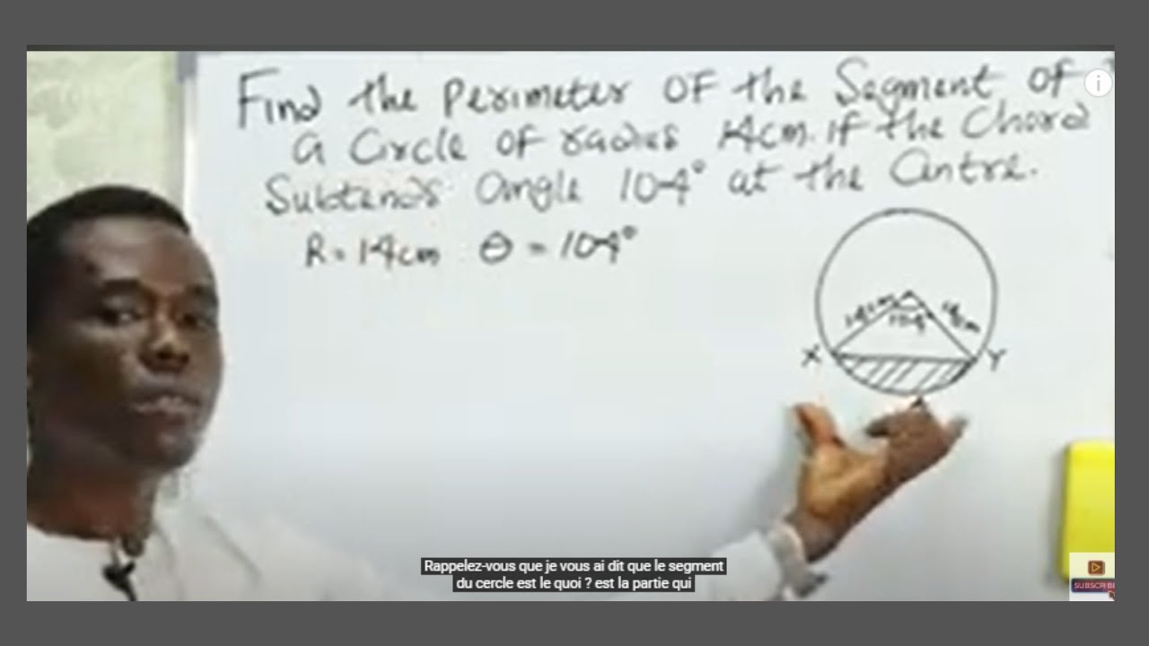How to Find the Perimeter of a Segment of a Circle | Perimeter of a Circle |