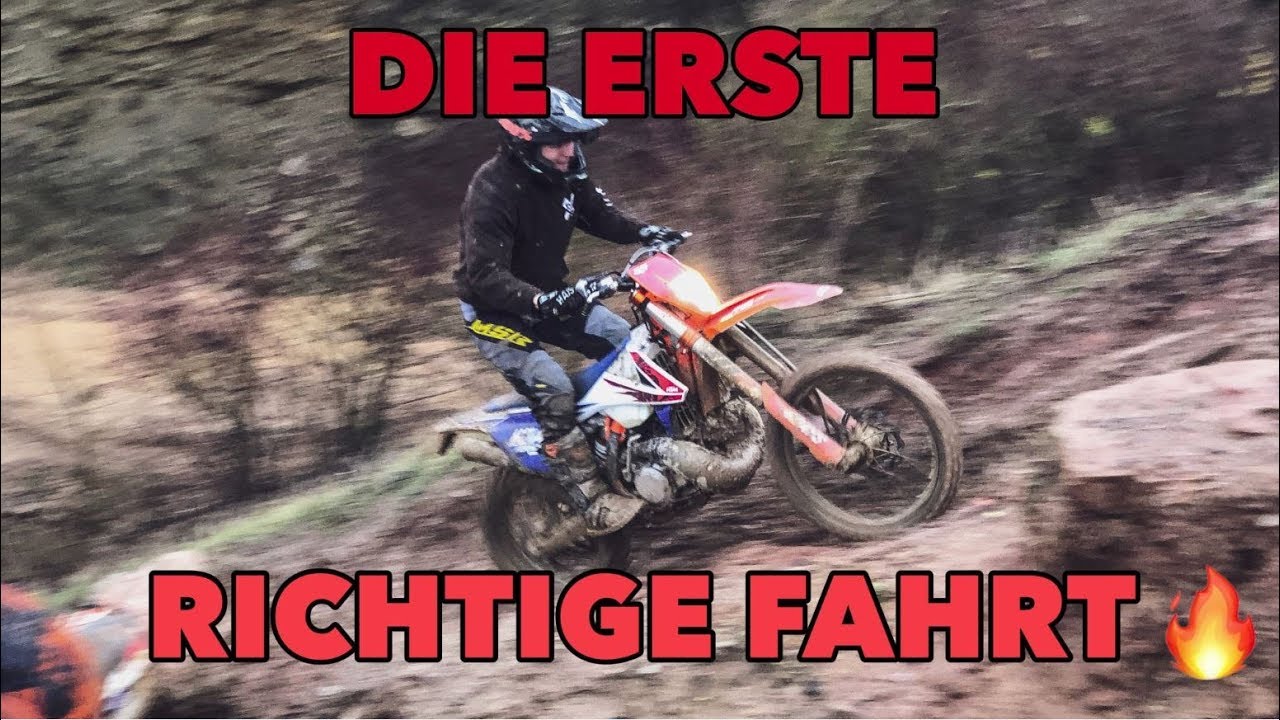 Das erste mal mit der KTM EXC 300 TPI auf der Strecke / Schwarze Pfütze / VLOG