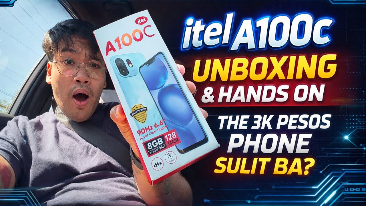 ITEL A100c UNBOXING AND HANDS ON: 3K PESOS MO SULIT KAYA DITO?