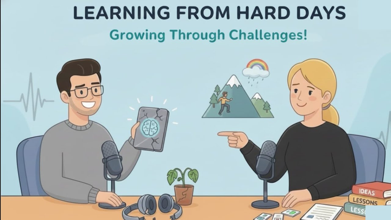 Learning from Hard Days | Calm English Podcast for Real Life | English with Emily