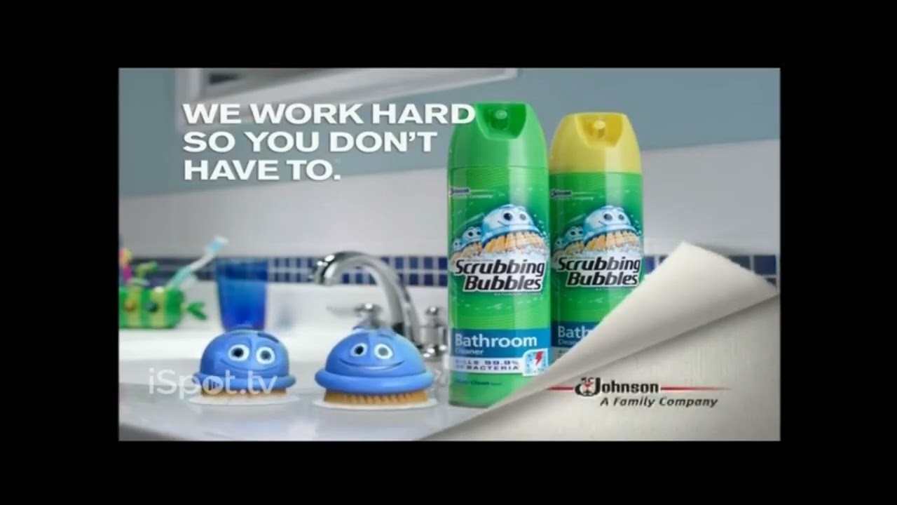 scrubbing bubbles SC Johnson evolution 1984-2025