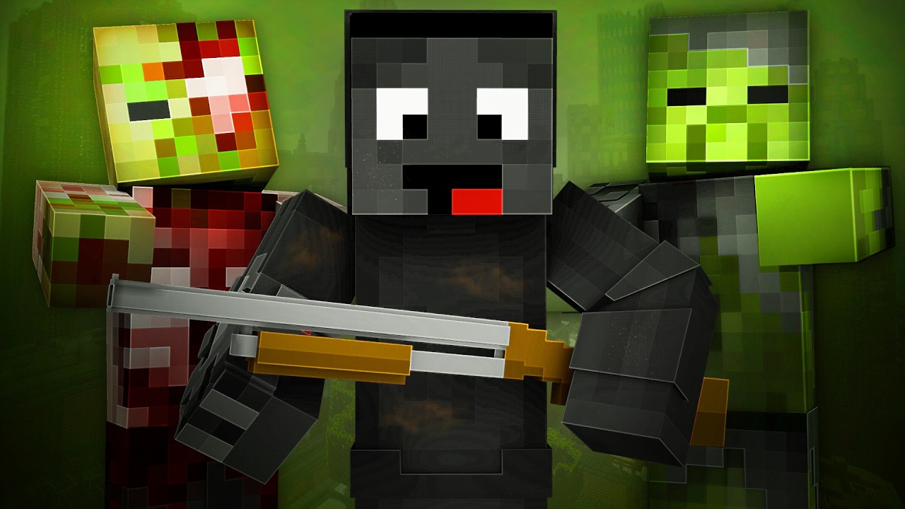 Przeżyłem 24H podczas APOKALIPSY ZOMBIE w Minecraft...