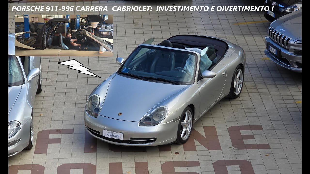 PORSCHE 996 CARRERA  CABRIOLET: RIPARAZIONE  INVESTIMENTO   E DIVERTIMENTO ! #Officinecaruso