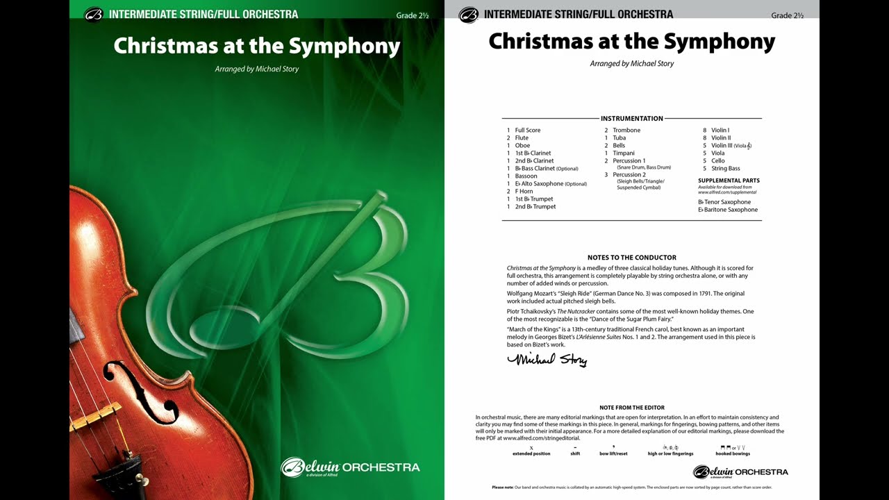 Christmas at the Symphony, arr. Michael Story – Score & Sound