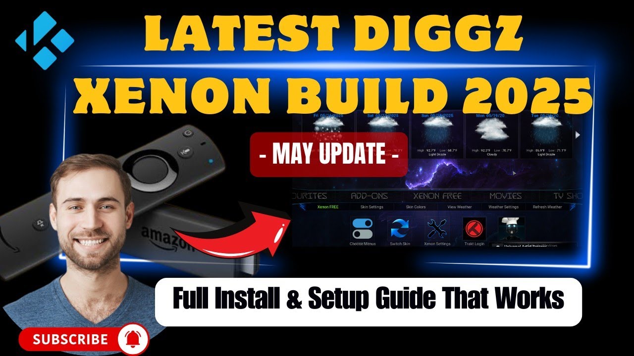 🔥 Latest Diggz Xenon Kodi Build (May 2025) | Fast, Fully Loaded & Easy Install Guide! 🔥