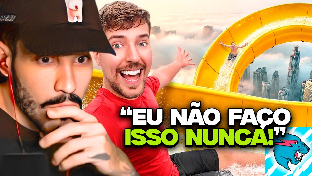VOCÊ TERIA CORAGEM DE FAZER ISSO? EXPERIÊNCIAS DE 1$ VS DE $500,000 | REACT MR BEAST