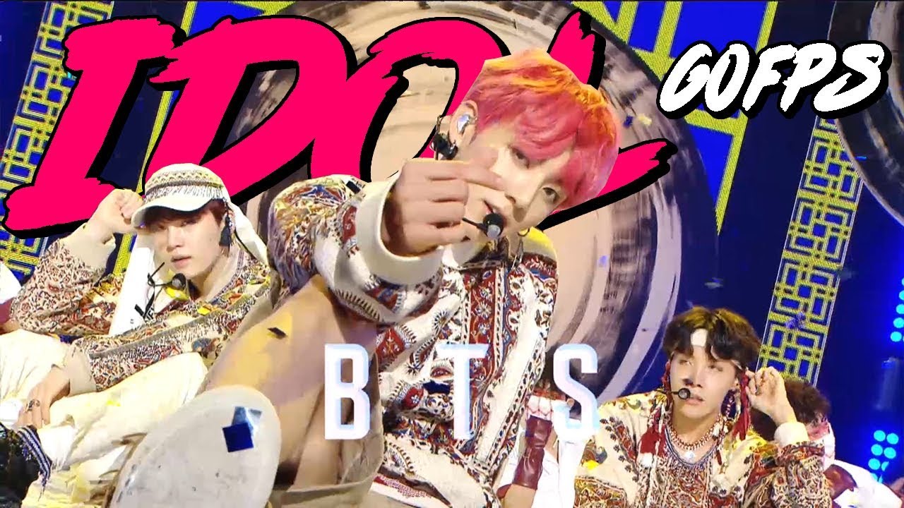 60FPS 1080P | BTS - idol, 방탄소년단 - 아이돌 Show Music Core 20180908