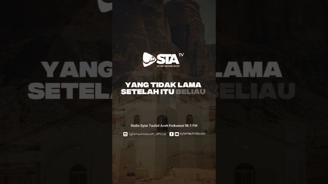 SEMANGATNYA RASULULLAH MENGINGATKAN BAHAYANYA KESYIRIKAN I USTADZ TANTHAWI ABU MUHAMMAD