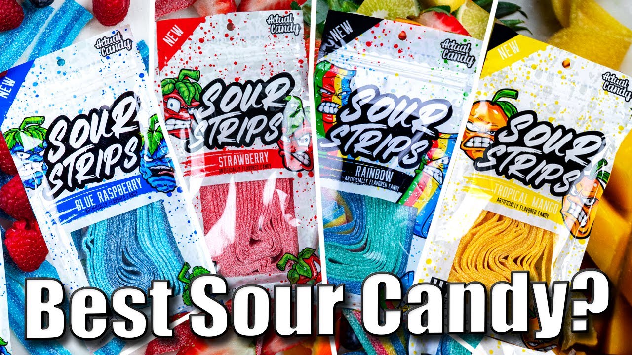 THE BEST SOUR CANDY??? (Sour Strips by Maxx Chewning Review)