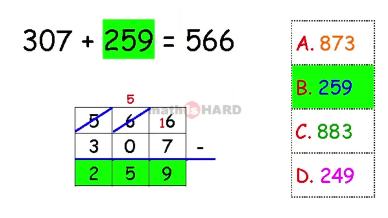 0160 Penjumlahan dan Pengurangan 3 Angka Model 1A