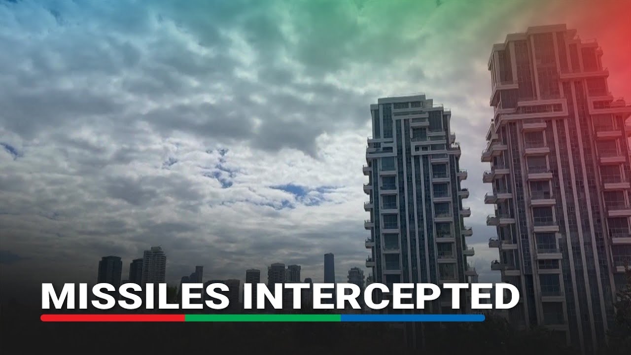 Israel intercepts missiles after reporting launch from Iran | ABS-CBN News