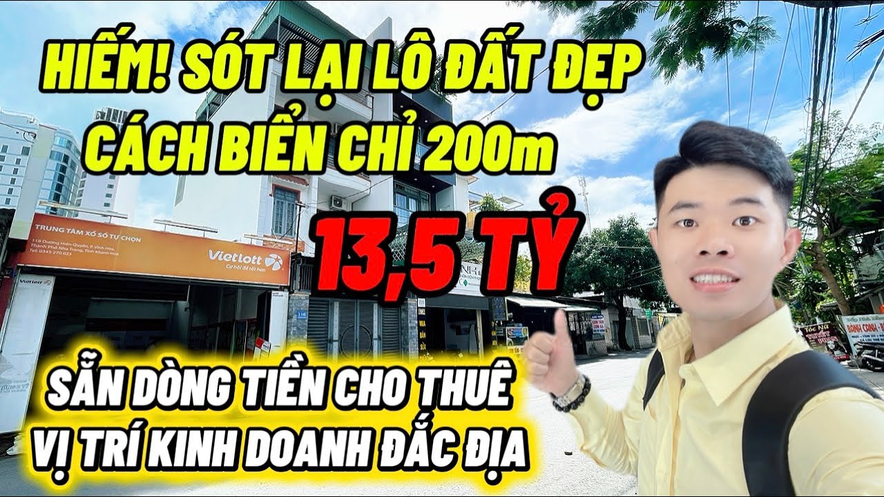 HIẾM! Sót Lại Lô Đất Đẹp Cách Biển Chỉ 200m | Sẵn Dòng Tiền Cho Thuê - Vị Trí Kinh Doanh Đắc Địa