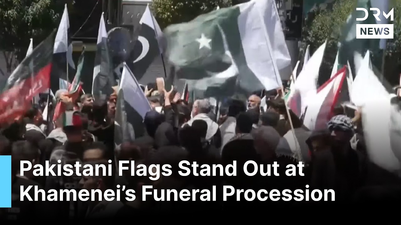 WATCH: Pakistani Flags Fill Khamenei Funeral as Massive Crowds Gather in Mashhad, Iran | AK1G