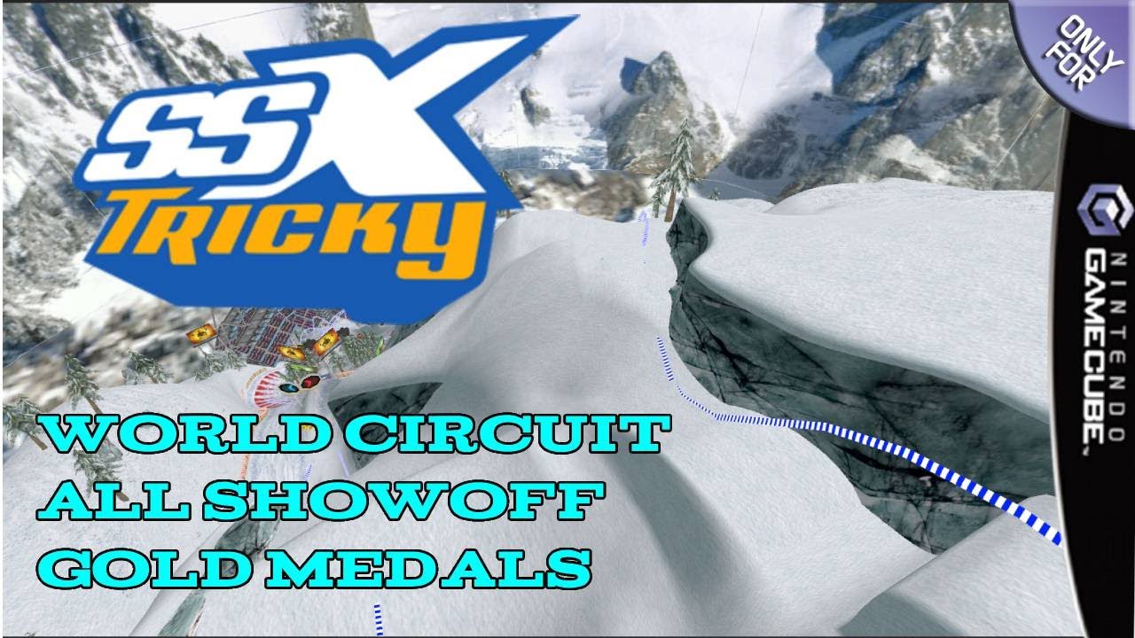 SSX Tricky Gamecube World Circuit Showoff All Gold Medals Full Playthrough (No Commentary)