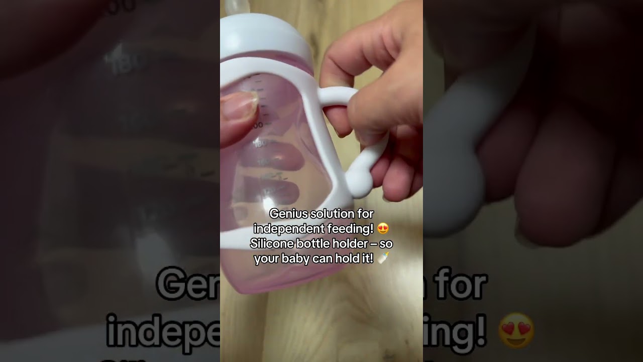 Silicone Baby Bottle Holder &ndash; The Perfect Solution for Independent Feeding! Ali express must have !