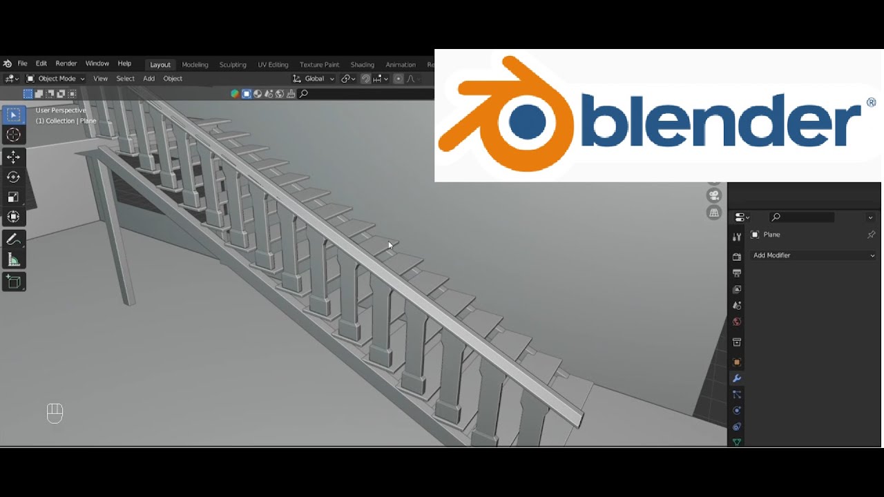 Tutorial de escaleras en blender