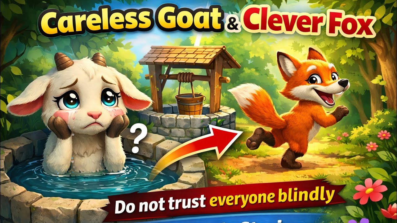 The Clever Fox and the Simple Goat A Clever Fox Tricks a Simple Goat The Fox and the Foolish Goat ❤️